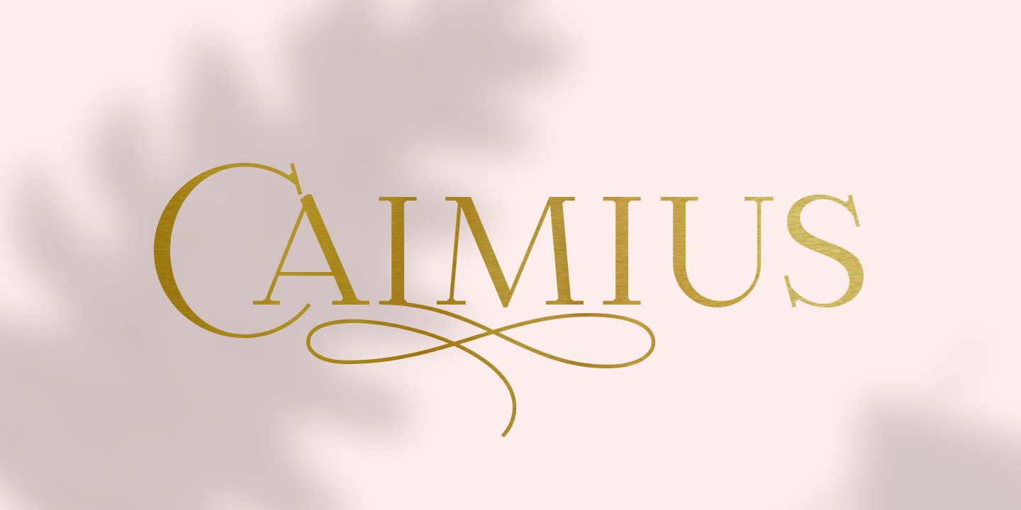 Beispiel einer Calmius-Schriftart #1
